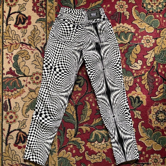 Versace Denim - Vintage op-art rare Versace jeans XXS xs